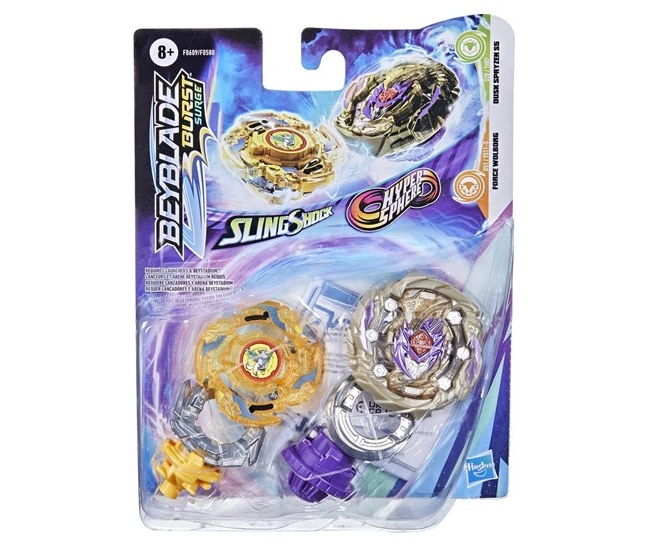 Beyblade - Slingshock Wolborg & Hypersphere Dusk Spryzen