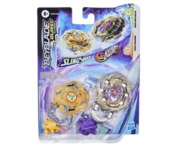 Beyblade - Slingshock Wolborg & Hypersphere Dusk Spryzen