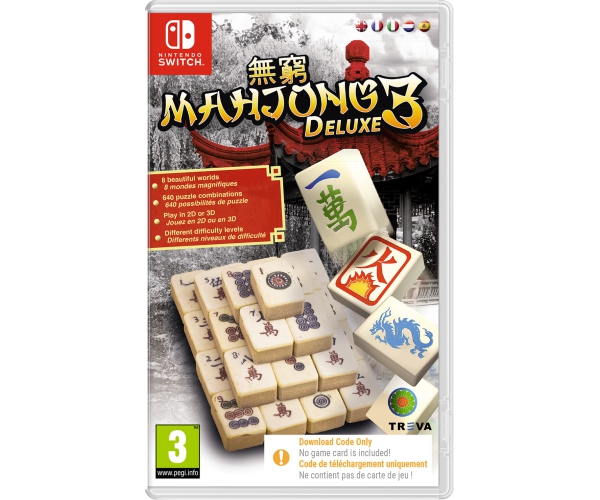 Mahjong Deluxe 3 - Switch (Code in a Box)