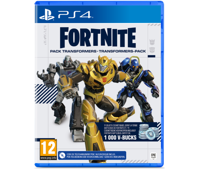 Fortnite - Transformers Pack - PS4 (Code in a Box)