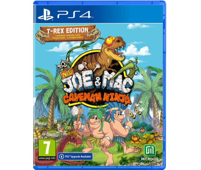 New Joe & Mac: Caveman Ninja: T-Rex Edition - PS4